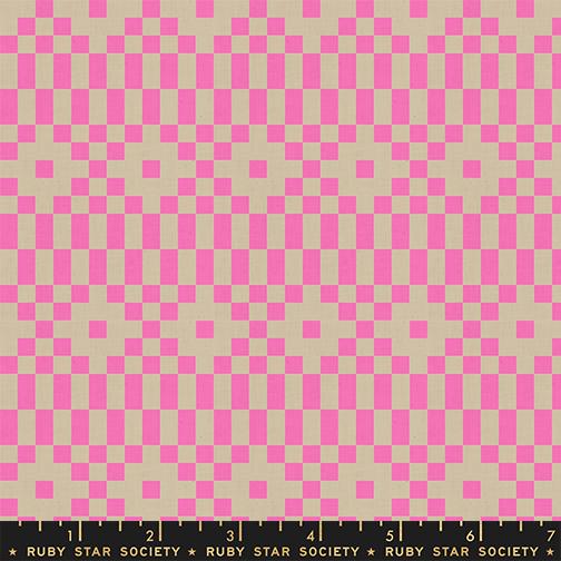 Bitmapped Neon Pink - Lofi Linens